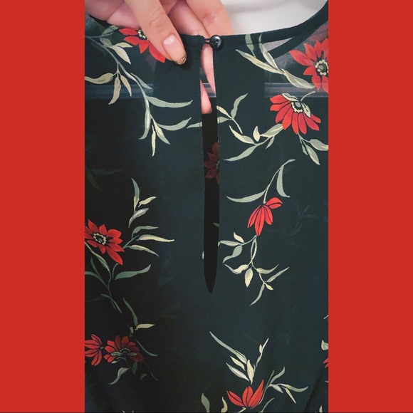 🖤🌹sheer vintage floral blouse🌹🖤 - Picture 7 of 8